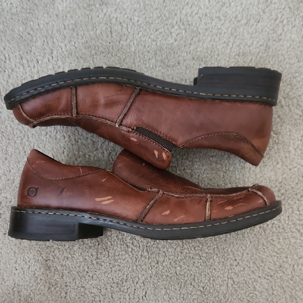 Men's Casual Brown Leather Loafers